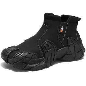 New Men's Black High-Top Sneakers Size EU44 US 11